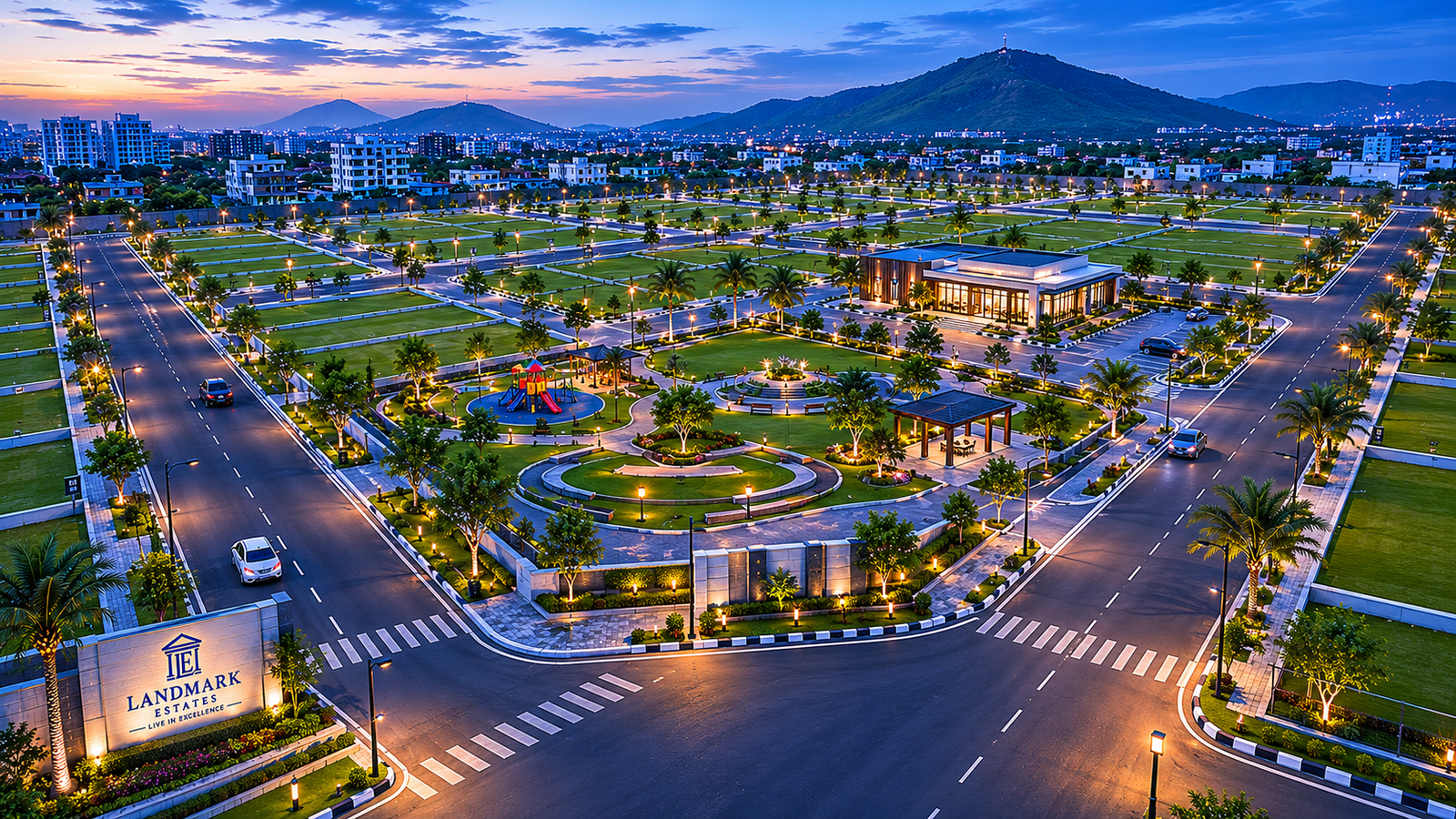 Landmark Estates plotted investment mission by Landmark Estates Vizag