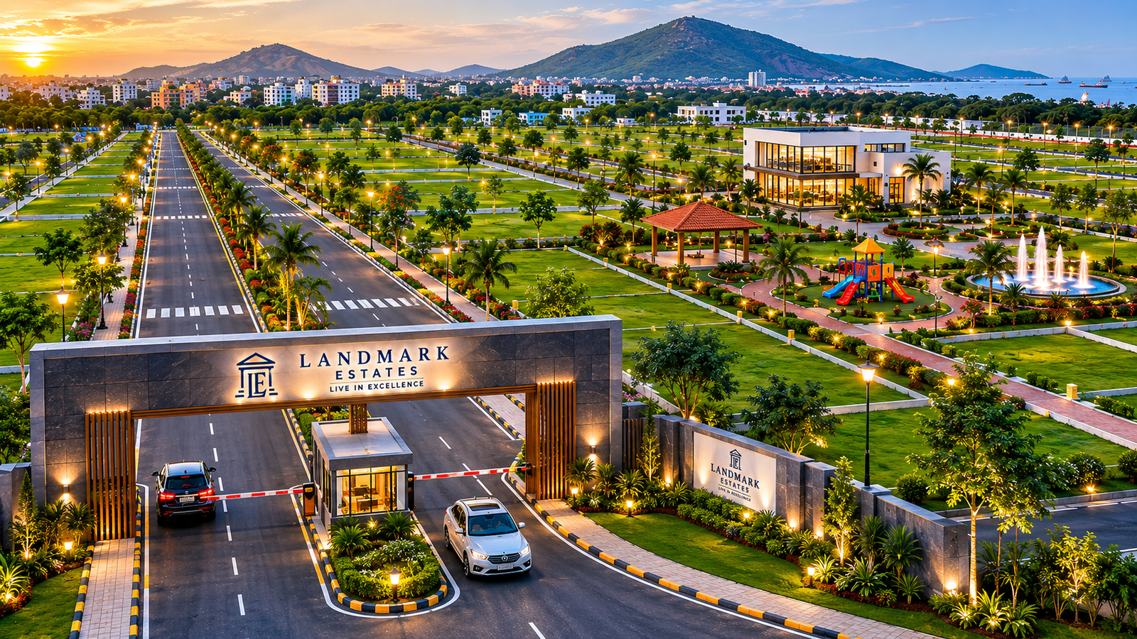 Landmark Estates residential plot project by Landmark Estates Vizag